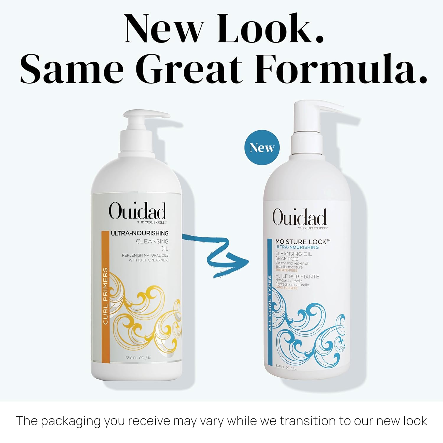 MOISTURE LOCK Ultra-Nourishing Cleansing Oil Shampoo LITER by OUIDAD